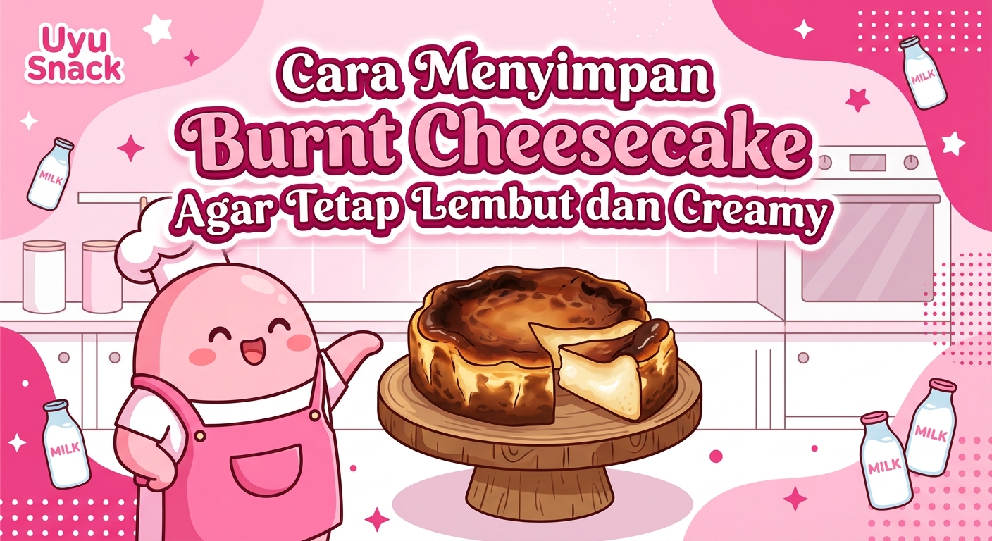 Cara Menyimpan Burnt Cheesecake Agar Tetap Lembut
