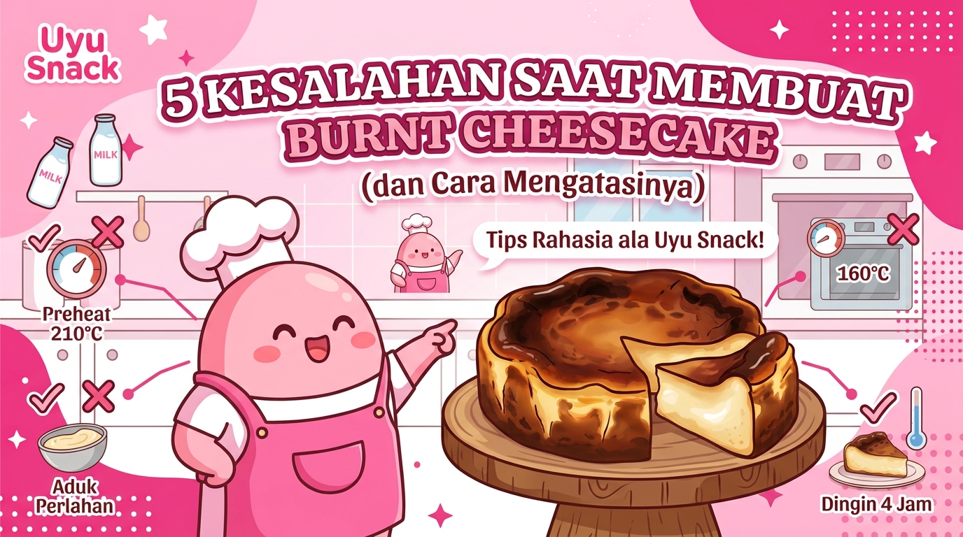5 Kesalahan Saat Membuat Burnt Cheesecake (dan Cara Mengatasinya)